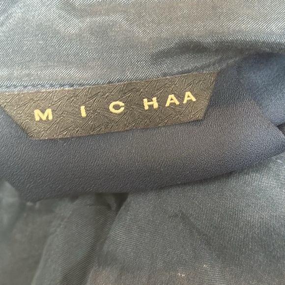 Michaa blue linen dress - Picture 7 of 10